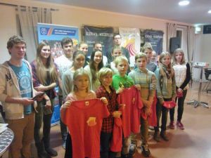 Ehrung der diesjährigen Meister beim TSG Leichtathletik Herbst-Happening in der Mult-Bodega