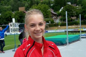 Bianca Stichling sprang mit 1,61m zur Vizemeisterschaft
